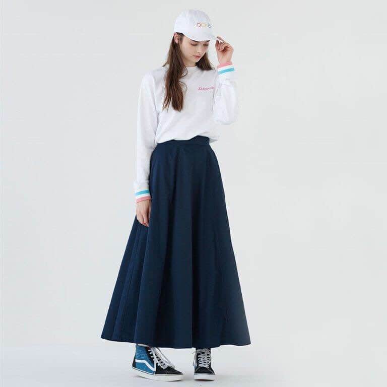 のインスタグラム：「#dickies #dickiesjp #longskirt #skirt #ロングスカート #スカート #ディッキーズ」