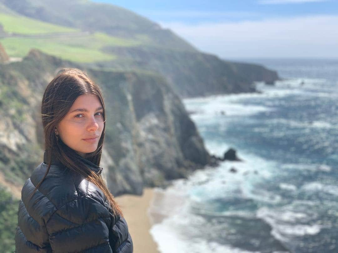 カミ・モローネさんのインスタグラム写真 - (カミ・モローネInstagram)「First timer #bigsur 🌲」3月16日 12時20分 - camilamorrone