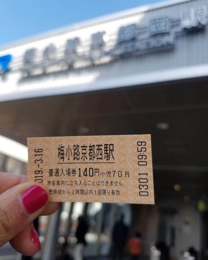 川原ちかよさんのインスタグラム写真 - (川原ちかよInstagram)「JR梅小路京都西駅、本日、開業！﻿ ﻿ 新駅誕生で賑わう、﻿ 梅小路エリアのレポートを。﻿ ﻿ 駅の目の前は、京都鉄道博物館。﻿ 朝からいっぱい！！﻿ ﻿ 京都水族館も近いし、﻿ 梅小路エリア、﻿ ますます賑わいそうですね。﻿ ﻿ 新駅は、子供連れにも優しい駅。﻿ 子供用のトイレも設置されています。﻿ 商業施設にはあるけど、﻿ 駅ではまだまだめずらしいらしい。﻿ ホームのベンチも木目調。﻿ 窓からは京都タワーも見えて、﻿ 解放感もあります。﻿ もちろん、安全バーも設置。﻿ ﻿ 新駅のモデルにもなりそうな、﻿ JR梅小路京都西駅。﻿ 開業イベントも盛りだくさんなので、﻿ ぜひとも足をお運びくださいませ！﻿ ﻿ #梅小路京都西駅﻿ #梅小路公園」3月16日 12時25分 - chikayo_baby