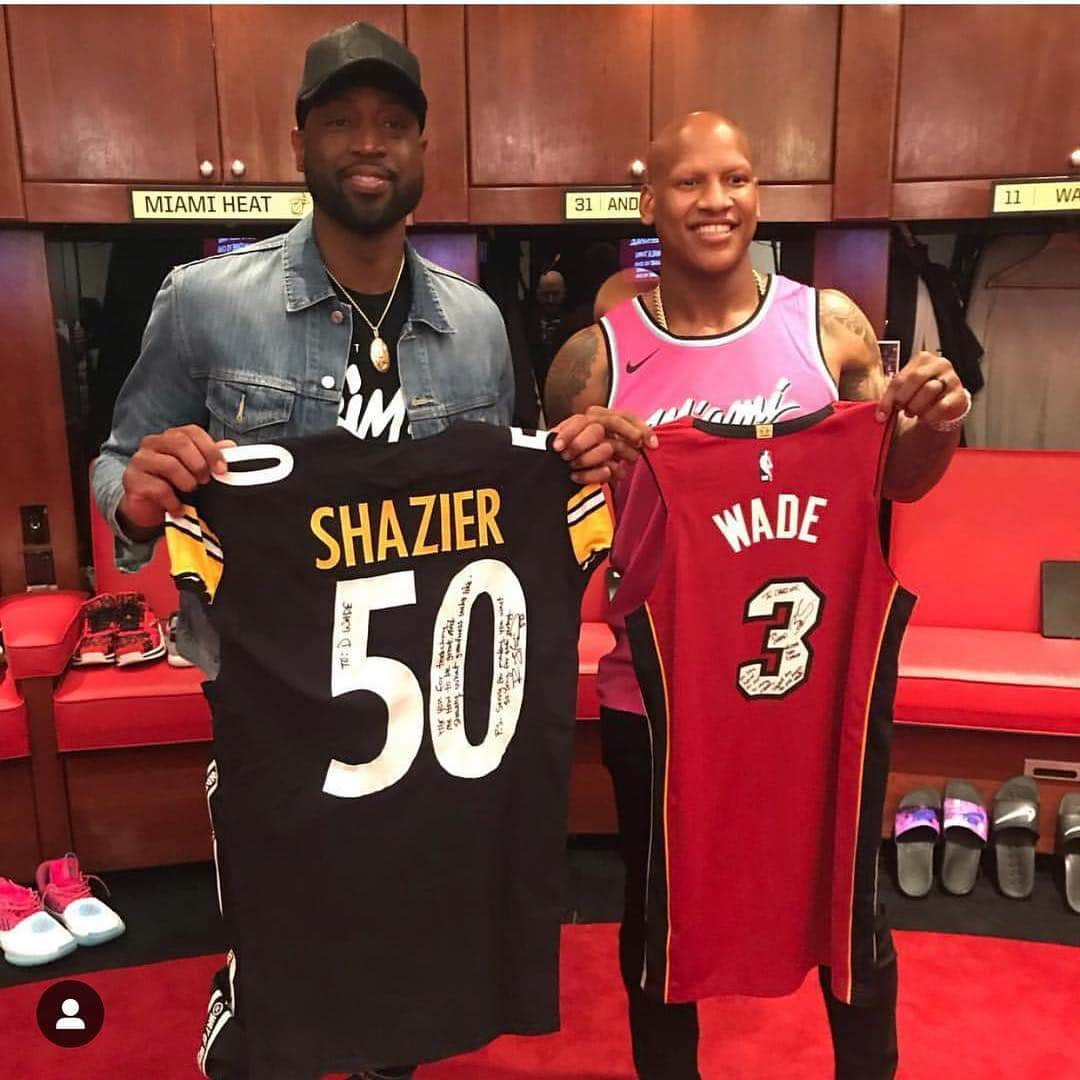 ドウェイン・ウェイドさんのインスタグラム写真 - (ドウェイン・ウェイドInstagram)「A real life hero. A true inspiration. Thank you @shazier for your courage. Thank you for showing so many individuals in the world what believing in yourself looks like. #onelastdance」3月16日 13時05分 - dwyanewade