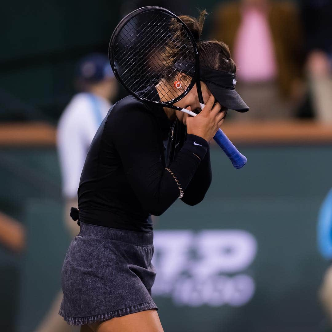 WTA（女子テニス協会）さんのインスタグラム写真 - (WTA（女子テニス協会）Instagram)「A true final feeling 👉 @biancaandreescu_」3月16日 13時54分 - wta