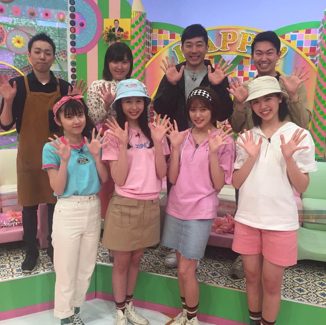 のインスタグラム：「ㅤㅤㅤㅤㅤㅤㅤㅤㅤㅤㅤㅤㅤ ハッピィ ㅤㅤㅤㅤㅤㅤㅤㅤㅤㅤㅤㅤㅤ #あべこうじ #りんご娘 #ハッピィ #藤原アナ #中村アナ #おかわりちゃん #感謝 #楽しい #うまま #青森 #aba」