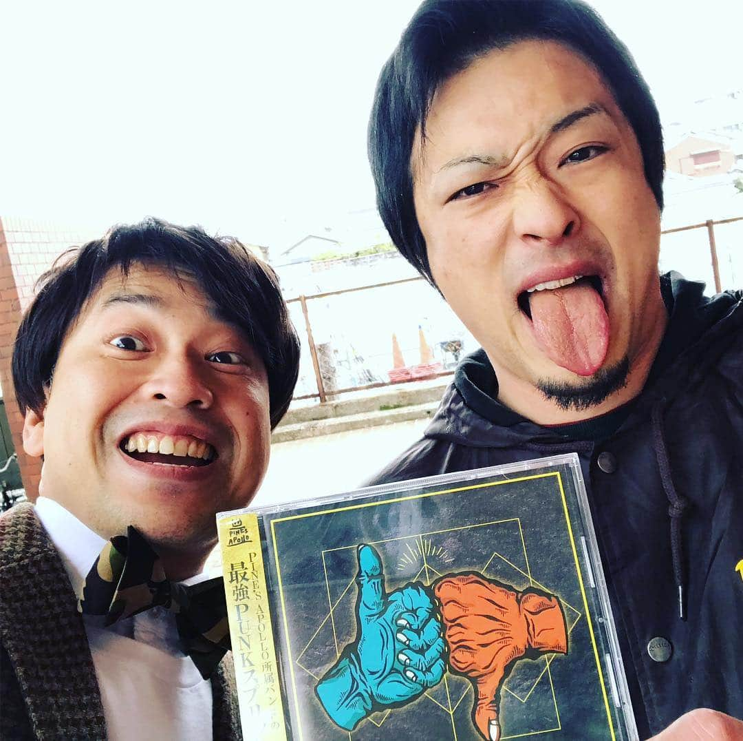 原田良也さんのインスタグラム写真 - (原田良也Instagram)「SKA FREAKSのシュウサクくんが見に来てくれたよ〜♪ #近江八幡市文化会館」3月16日 14時02分 - irasshassee