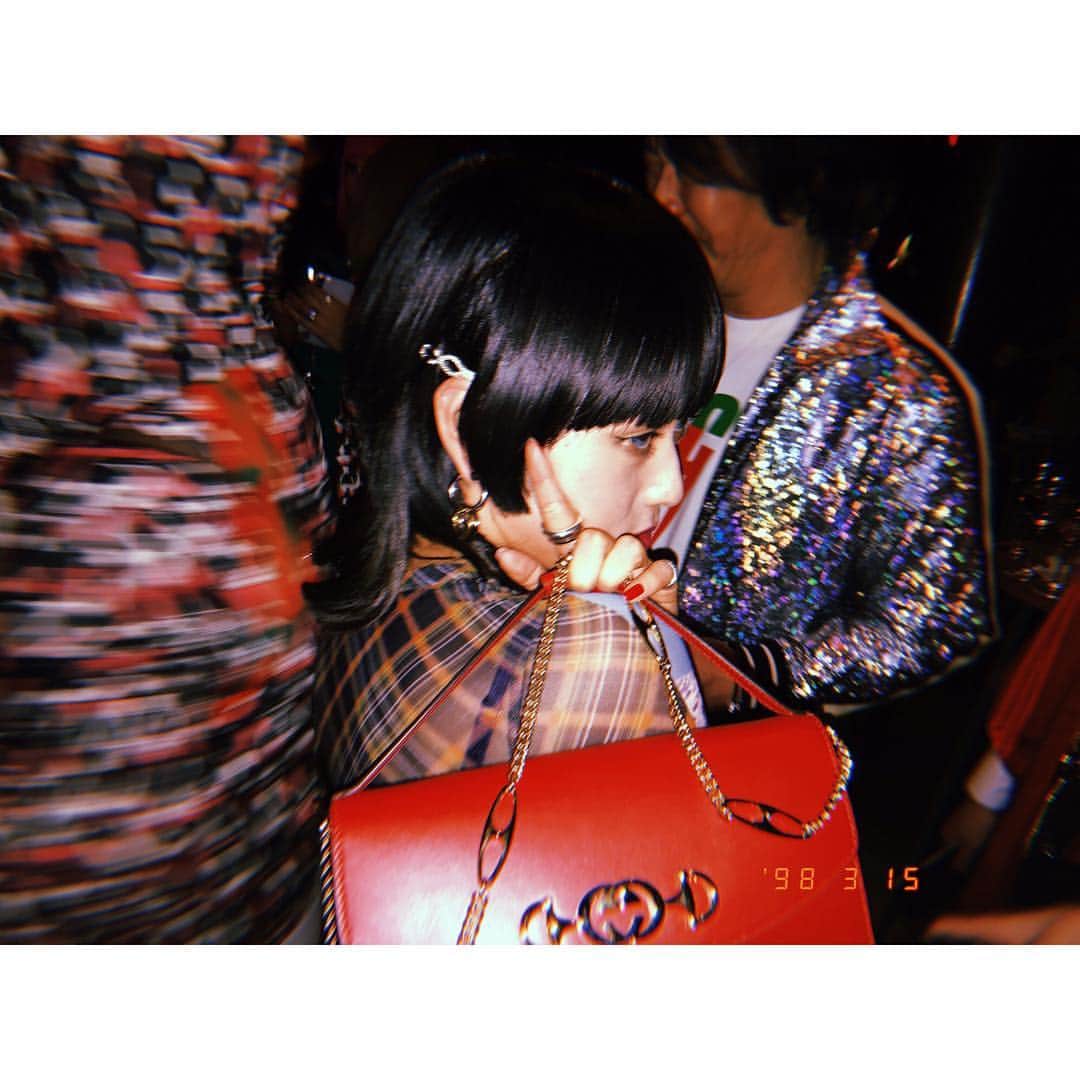 中川ジュリアさんのインスタグラム写真 - (中川ジュリアInstagram)「京都で zumiさんが @fangusz666  来日のGUCCIのpartyに🥂  #guccizumi」3月16日 14時14分 - julia05_23