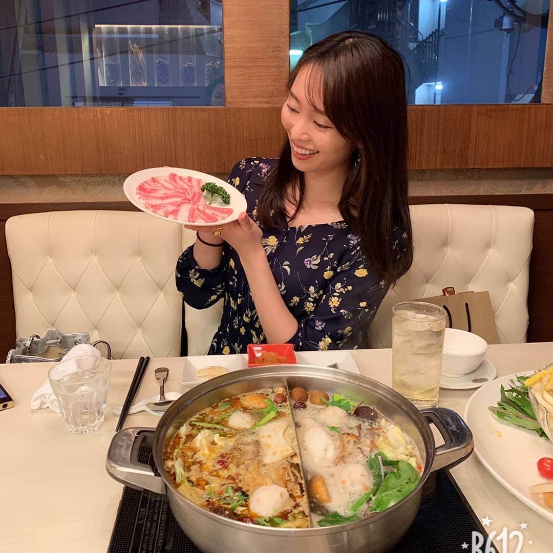 橘知衣代さんのインスタグラム写真 - (橘知衣代Instagram)「* ここの薬膳火鍋おいしすぎるのーー💓💓💓 もう何回目かなぁ🍴 毎週たべたいくらい💓 デトックス😋👍」3月16日 14時25分 - chieyotachibana