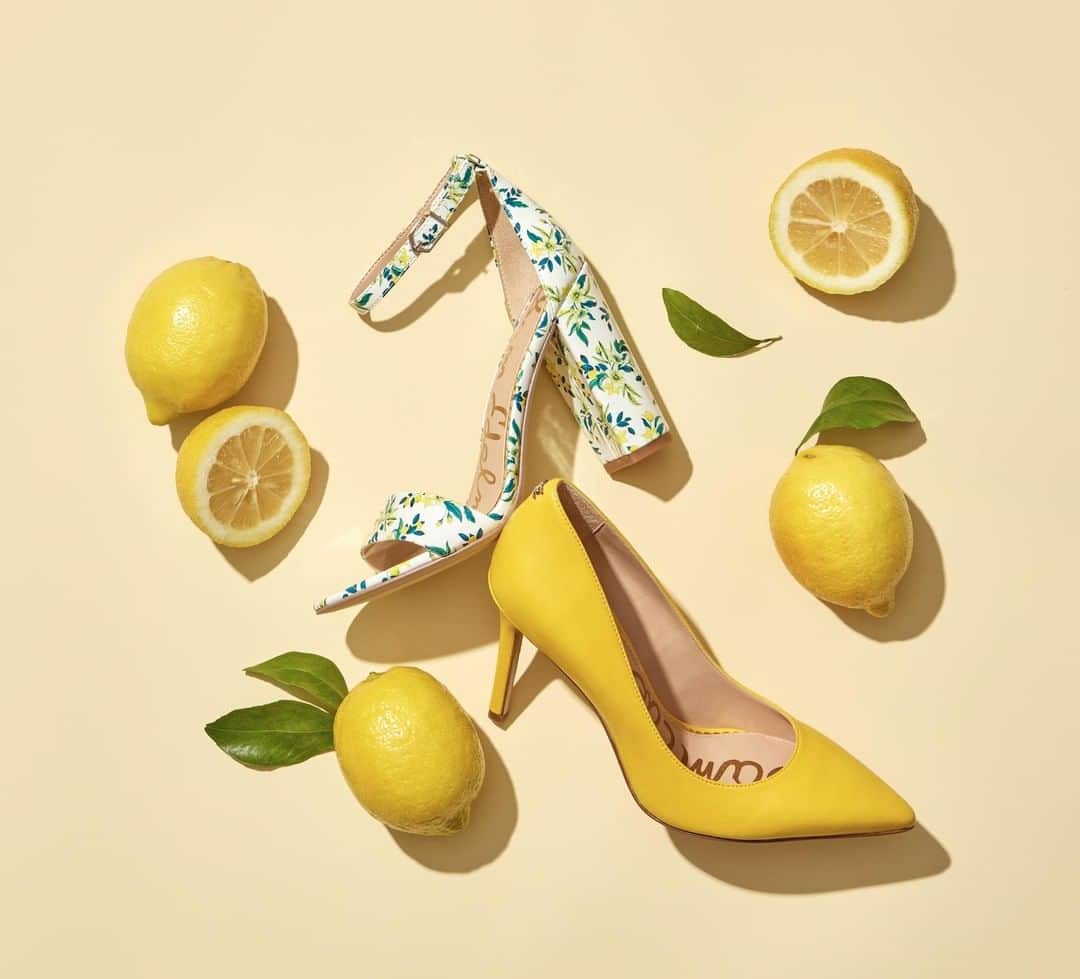 サムエデルマンのインスタグラム：「Current color crush: lemon yellow 🍋」