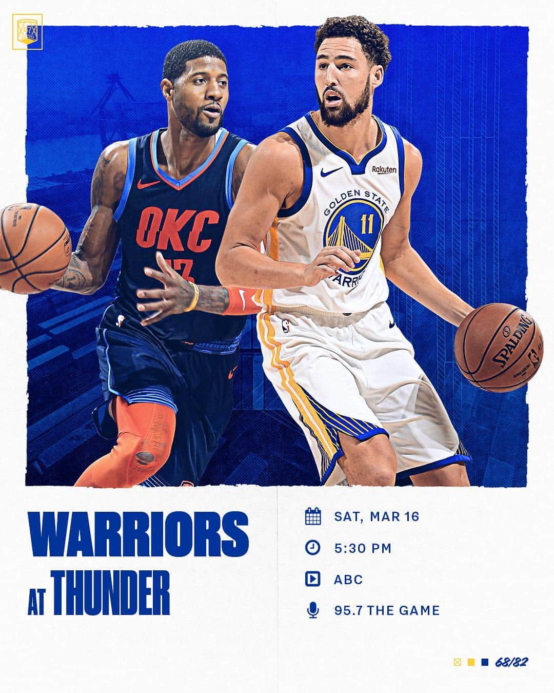 ゴールデンステート・ウォリアーズさんのインスタグラム写真 - (ゴールデンステート・ウォリアーズInstagram)「‪Road trip continues tonight in OKC 🏀 ‬」3月17日 2時04分 - warriors