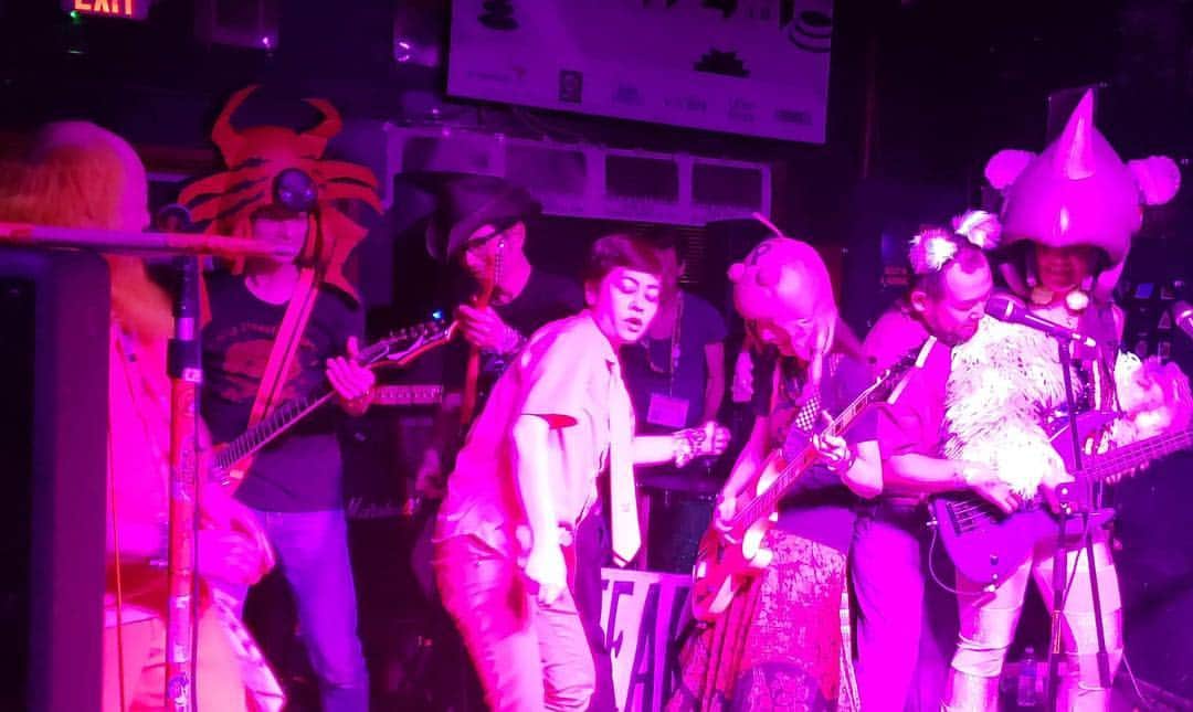 PINKY DOODLE POODLEさんのインスタグラム写真 - (PINKY DOODLE POODLEInstagram)「We played with Peelander-Z at Valhalla!! Today we have a show at Scholz Garten at 2pm!!! . . #peelanderz  #pinkydoodlepoodle  #pdp  #ustour2019  #sxsw2019 #highenergyrocknroll  #livemusic #rockmusic #rock #rockband  #japanese  #tour #ustour #livetour  #tourlife #musicianlife #musician #gibsonguitars #gibsonbass #gibson #eb3 #lespaul #marshallamps #vintage #femalebassist #femalevocalist #アメリカ #海外旅行 #音楽」3月17日 2時22分 - pinkydoodlepoodle