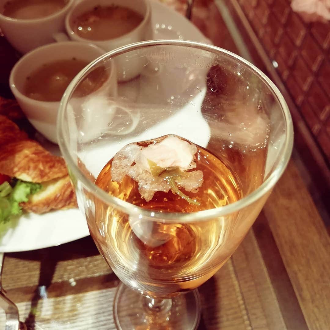 野川さくらさんのインスタグラム写真 - (野川さくらInstagram)「2019.3 #春のお誕生日会♡ #お誕生日の近い仲良し３人で♪ #キューポットカフェ #サクラアフターヌーンティー #ふしだりほ　ちゃん #マネージャーのゆんなちゃん #お誕生日おめでとう！ #桜 #さくにゃん平成最後の17歳 #にゃんスタグラム #わたしもさくら2019 #わたしもさくら #野川さくら #さくにゃん #野川さくらのチョコレートたいむ第24回目」3月16日 17時47分 - sakura_nogawa