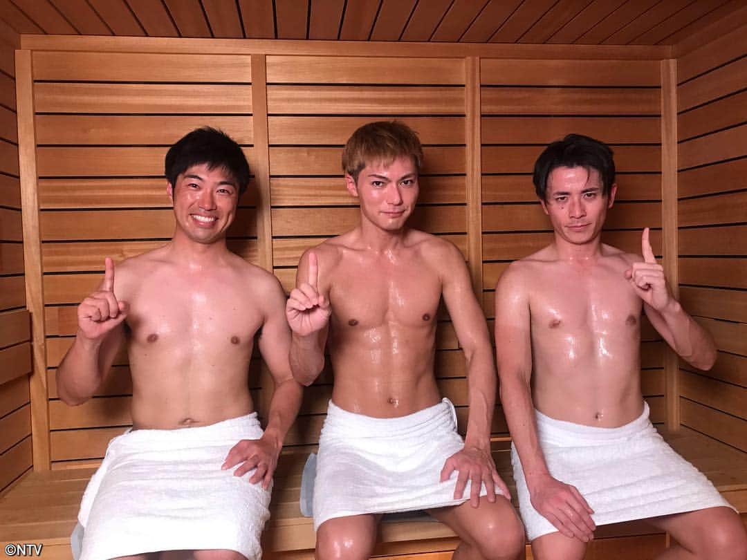 のインスタグラム：「. 好評につき早くも第2弾✌️ 芸能界屈指のサウナー藤森慎吾さんが教える 🔥♨️気持ち良すぎるサウナの世界♨️🔥 . 今回はEXILE SHOKICHIさんが新弟子として登場🤩 SHOKICHIさんは週5でサウナに通うガチのサウナー🔥 . サウナー2人も唸る激アツ110℃のサウナや 水風呂には入らない⁉️新しいクールダウン法など まだまだ知らない奥が深〜い サウナの世界をご紹介します🔥🔥🔥 . #シューイチプレミアム #オリエンタルラジオ#藤森慎吾 #EXILE#SHOKICHI #佐藤義朗 #シューイチ#shu1tv」