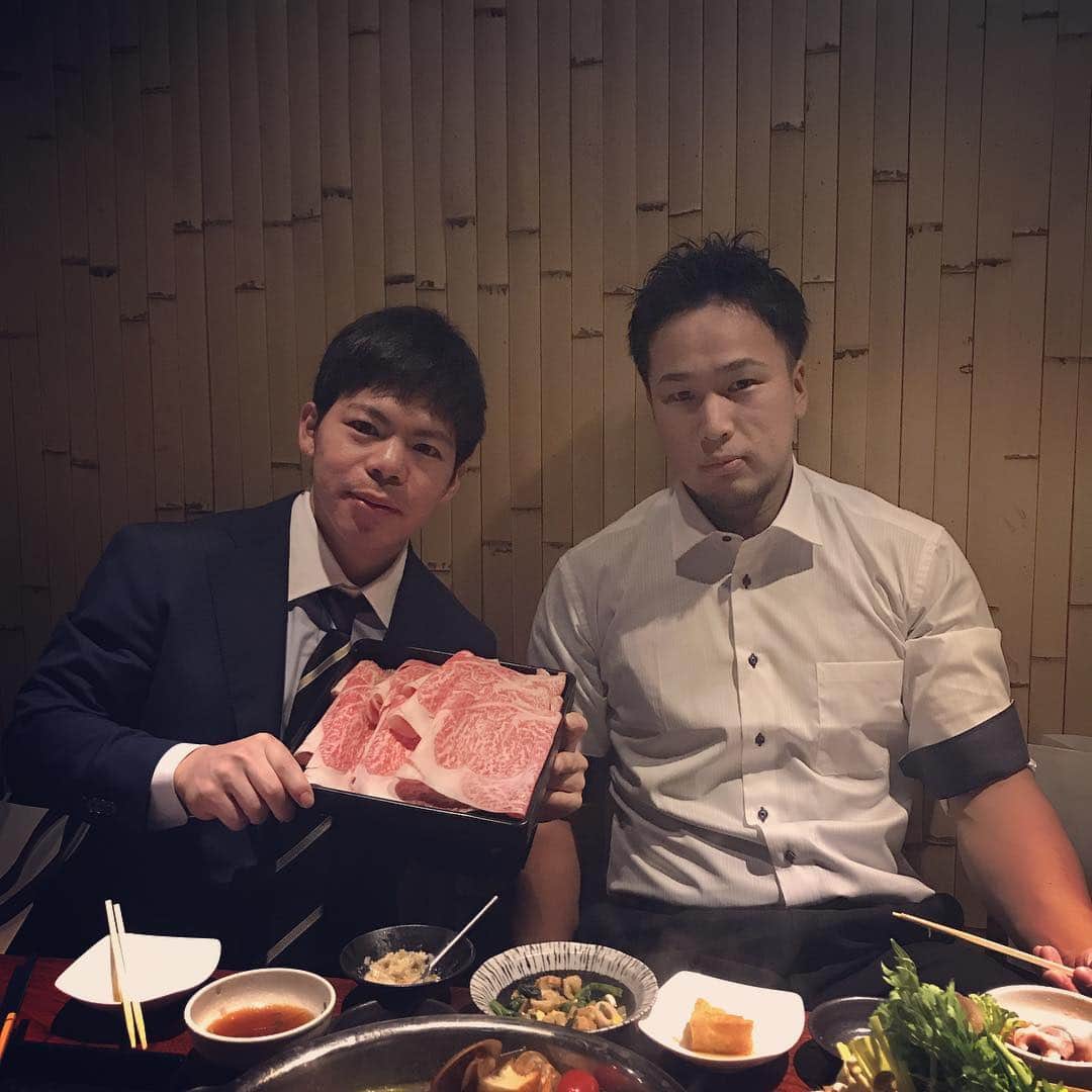 山本俊樹のインスタグラム：「日本ウエイトリフティング協会からの同期会」