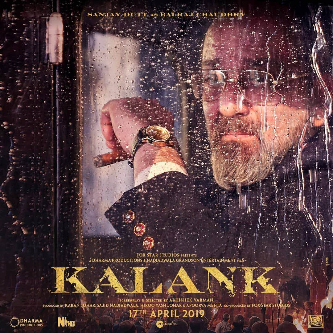 のインスタグラム：「#Kalank releases 17th April.」