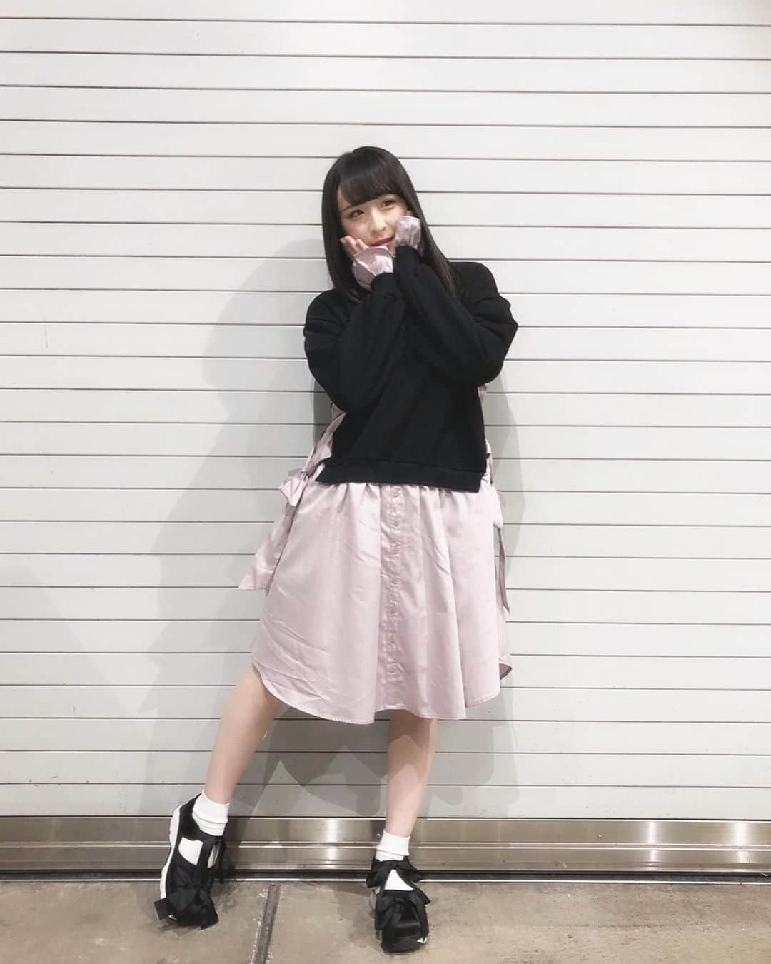 川本紗矢さんのインスタグラム写真 - (川本紗矢Instagram)「今日の私服🖤💗 . #私服 #ワンピース #ギャフトーキョー #gyf_tokyo #merryjenny」3月16日 20時20分 - sayaya_38