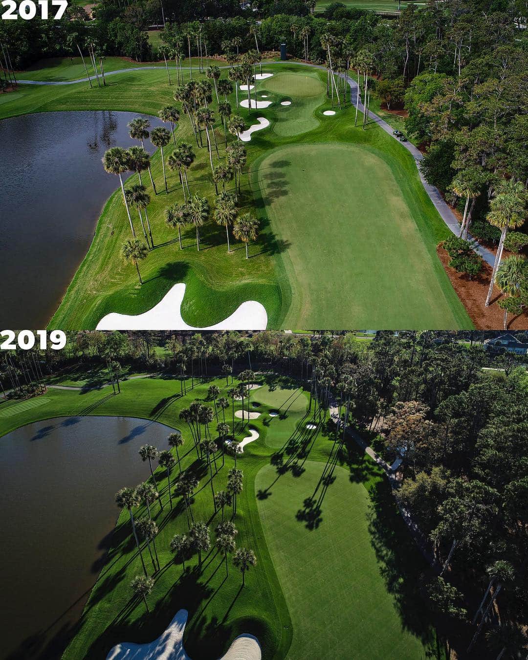 PGA TOURさんのインスタグラム写真 - (PGA TOURInstagram)「Same views. ⛳️ New look. 😍 May↕️March」3月16日 22時09分 - pgatour