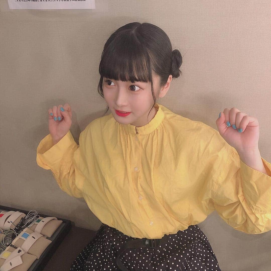中川美優さんのインスタグラム写真 - (中川美優Instagram)「美桜ちゃん生誕なので黄色い服です#美優のふく」3月16日 22時23分 - nakagawamiyuu