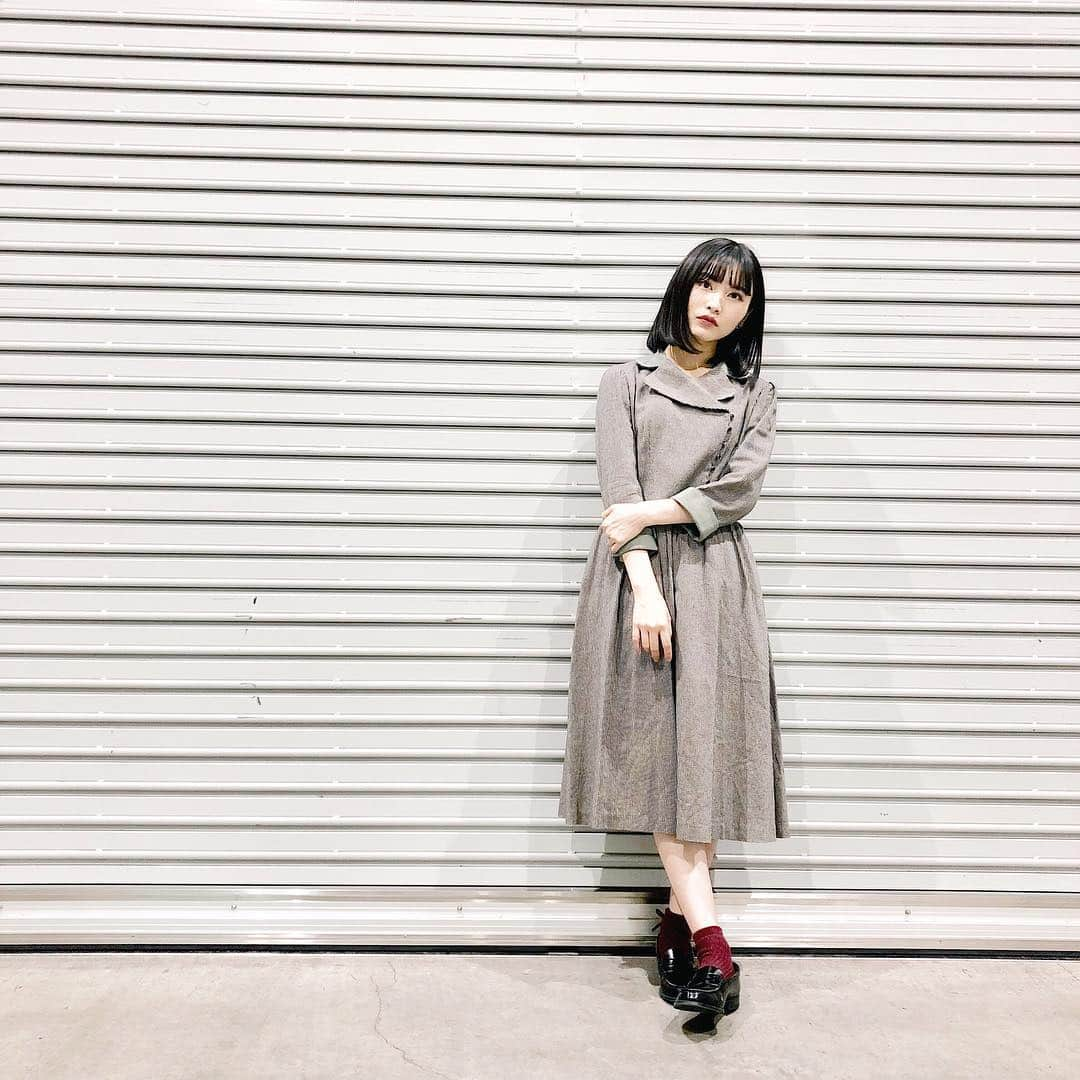 福岡聖菜さんのインスタグラム写真 - (福岡聖菜Instagram)「レトロ。 * * 一目惚れなワンピース。 昭和レトロな雰囲気が好き 今日の洋服好きって声が多くて 嬉しかったなぁ * * one-piece→ #gyf_tokyo * * #握手会 #ootd #レトロ」3月16日 23時49分 - seina___ff