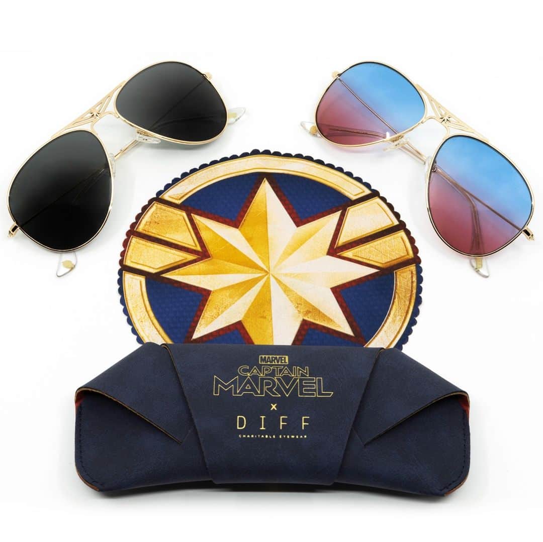Marvel Entertainmentさんのインスタグラム写真 - (Marvel EntertainmentInstagram)「Higher. Further. Faster. Complete your #CaptainMarvel look with these Carol Danvers-approved glasses from @diffeyewear! Shop now at diffeyewear.com #ad」3月17日 0時26分 - marvel