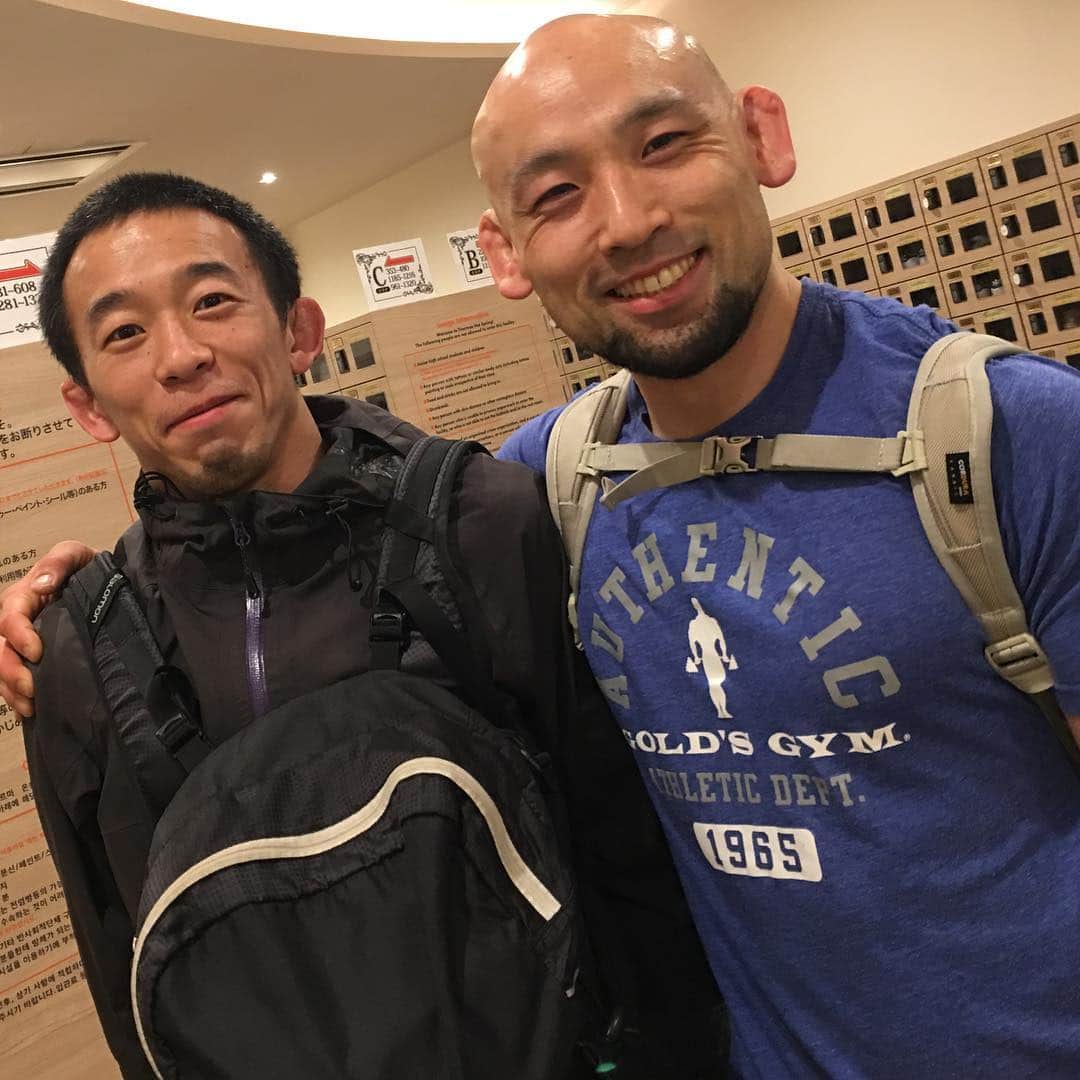 北岡悟さんのインスタグラム写真 - (北岡悟Instagram)「サウナ12分→水風呂→炭酸泉50分→水風呂🏆🏆🏆 #風呂は命の洗濯よ  一人じゃこんなに長くは入れない、ありがとう☺️♨️ #村田卓実 #山田崇太郎」3月17日 0時39分 - lotuskitaoka