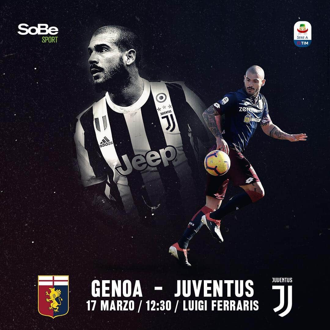 ステファノ・ストゥラーロさんのインスタグラム写真 - (ステファノ・ストゥラーロInstagram)「#ForzaGenoa 🔴🔵 #tomorrow @seriea @genoacfcofficial vs @juventus」3月17日 1時00分 - stefano.sturaro