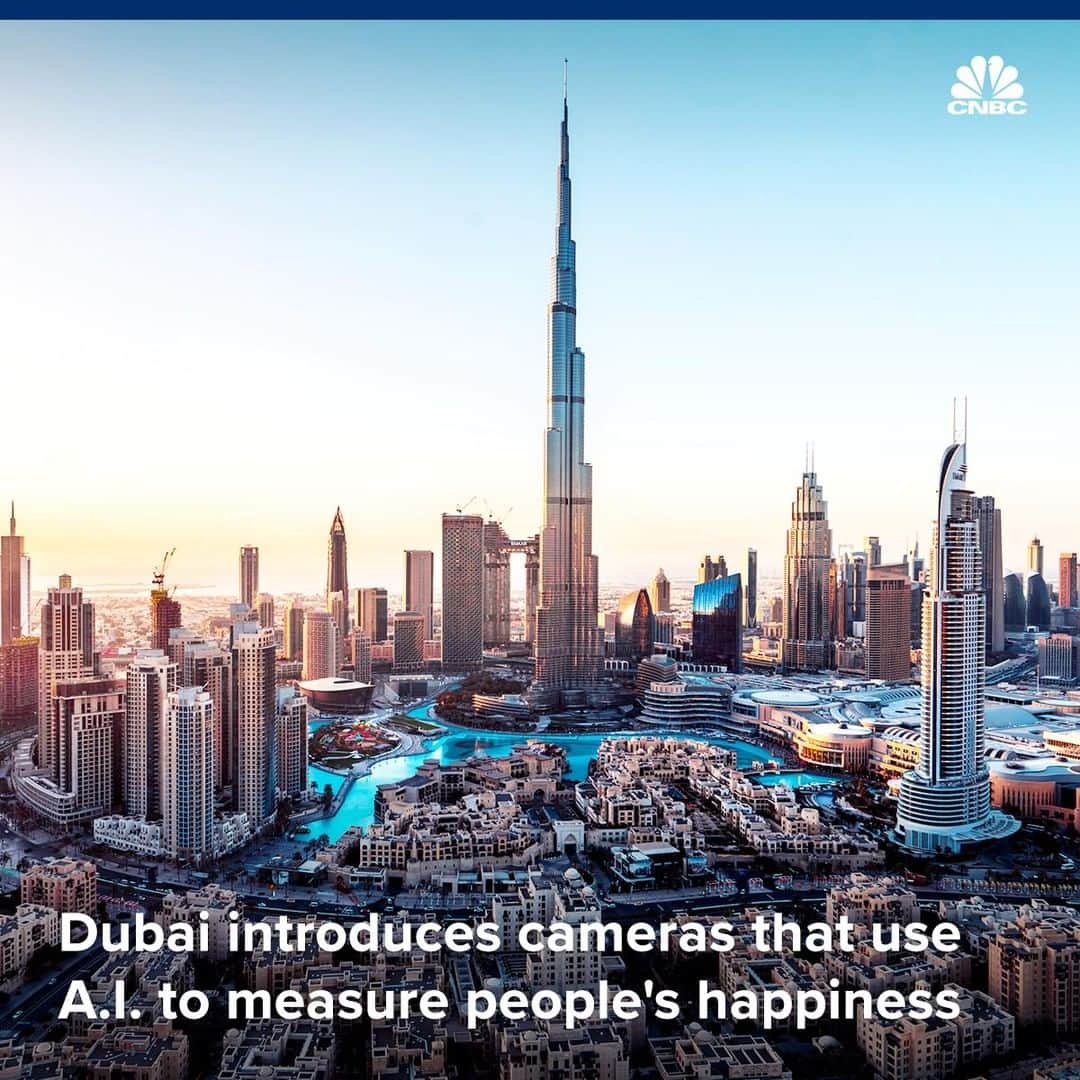 のインスタグラム：「Smart cameras have been introduced to measure customer satisfaction at four "Customer Happiness Centers" in Dubai. ⁣ ⁣ In an announcement Monday, Dubai's Roads and Transport Authority (RTA) said that the system would use "highly accurate" cameras powered by artificial intelligence technology. ⁣ ⁣ The devices have both wireless and Bluetooth connectivity, and can take 30 frames per second from a range of seven meters. ⁣ ⁣ The RTA's Customer Happiness Centers provide services such as vehicle and drivers' licensing. ⁣ ⁣ Details, at the link in our bio. ⁣ *⁣ *⁣ *⁣ *⁣ *⁣ *⁣ *⁣ *⁣ #artificialintelligence #ai #technology #iot #internetofthings #machinelearning #robotics #hightech #bigdata #deeplearning #innovation #augmentedreality #cnbc #cnbctech⁣」