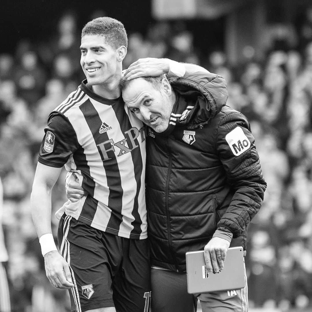 のインスタグラム：「Well done lads🐝⚽️ .... #watfordfc」