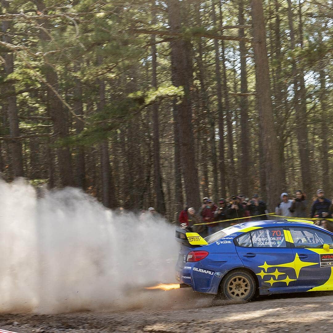 Subaru Rally Team USAさんのインスタグラム写真 - (Subaru Rally Team USAInstagram)「🌲🌲In the deep forests with a bunch of your buddies, you hear the sound of the airhorn and a big popping sound from the hot exhaust of a rally car then silence. What’s not to like? #swipe⬅️ Be sure to DM us your #100aw pics and videos or post to your story and tag @srtusa. We are featuring your images all day long!  #SubaruRally #Subaru #GoneRallyin 📸 @dirtycarwindow」3月17日 4時50分 - subarumotorsportsusa