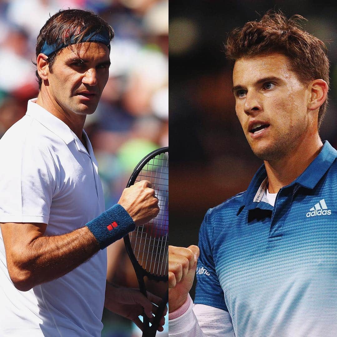 ATP World Tourさんのインスタグラム写真 - (ATP World TourInstagram)「The last two men standing 🤯 Will @rogerfederer grab his 6th @bnpparibasopen 🏆 or will @domithiem notch his first? 🔥」3月17日 7時07分 - atptour