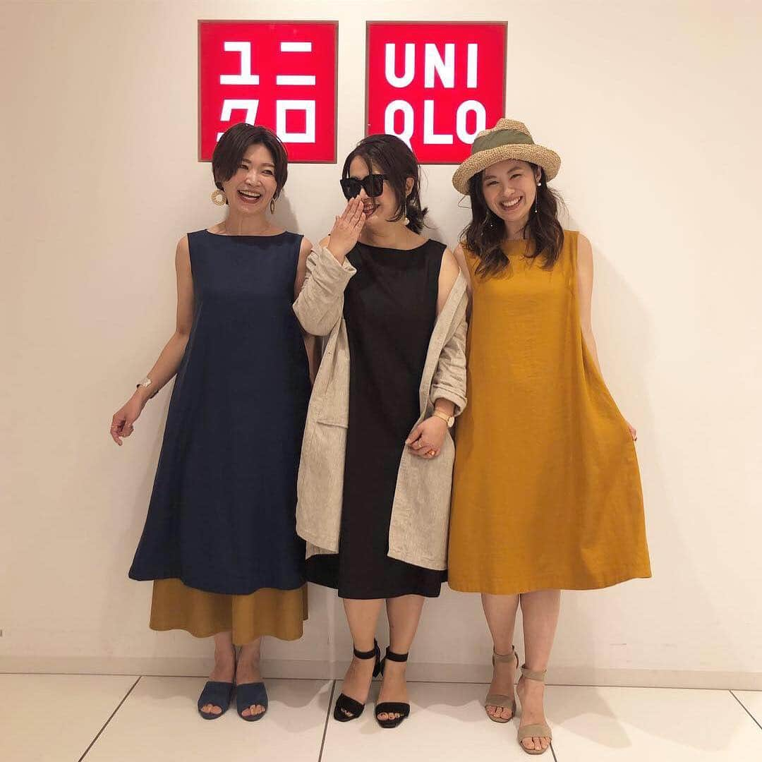 ayakonbubuさんのインスタグラム写真 - (ayakonbubuInstagram)「#gm  この前の @uniqlo_ginza  @uniqlo  の#リネンコレクション  続いてまーす🤣  #リネンブレンドAラインワンピース  なんと下に  #リネンコットンロングスカート を重ねてます😊  @chiachi1010  ちゃんが教えてくれた#重ね着コーデ そのまんま買ったし🤣🤣🤣❤️ 可愛い😍 可愛い服着るとテンション上がる 楽しい(三枚目) ----------------------------------------------------- @uniqlo_ginza  ______________________________  ______________________________  #uniqlo#uniqloginza  #リネン #linen#linencollection  #uniqloginza2019ss  #新作#展示会#ユニクロプレスルーム  #uniqlolifewear  #アラフォー#アラフォーファッション#ユニジョ#カジュアル#大人カジュアル #ママコーデ#ママファッション #読モ#ユニクロ#ユニジョ#ユニクロリネン族 #三つ子コーデ#お揃いコーデ#シミラールック  #リンクコーデ#双子コーデ」3月17日 7時33分 - ayakonbubu