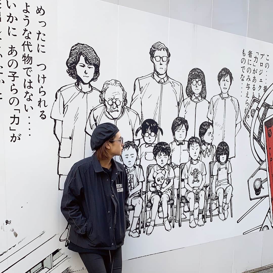 江藤遼さんのインスタグラム写真 - (江藤遼Instagram)「AKIRA #shibuya #akira #art #cestvingttrois #blackisbeautiful #AKIRA」3月17日 19時54分 - etooo3