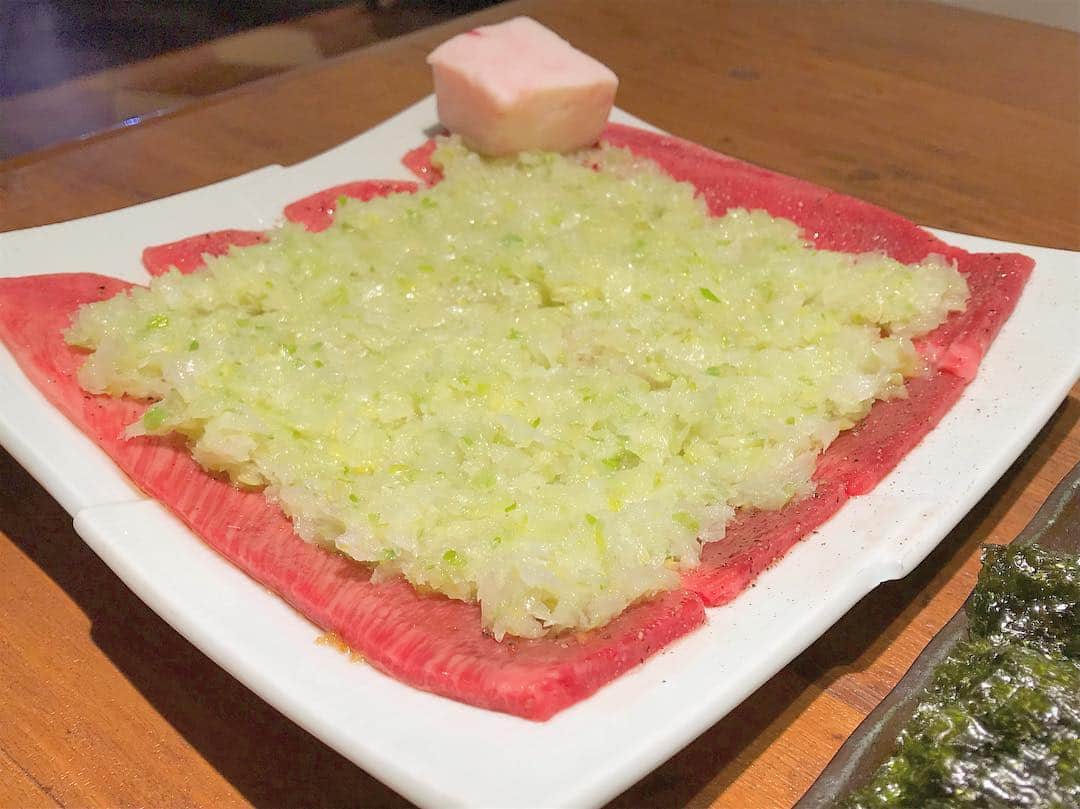 松村淳平のインスタグラム：「日本三景の一つ、ネギタン塩です。」