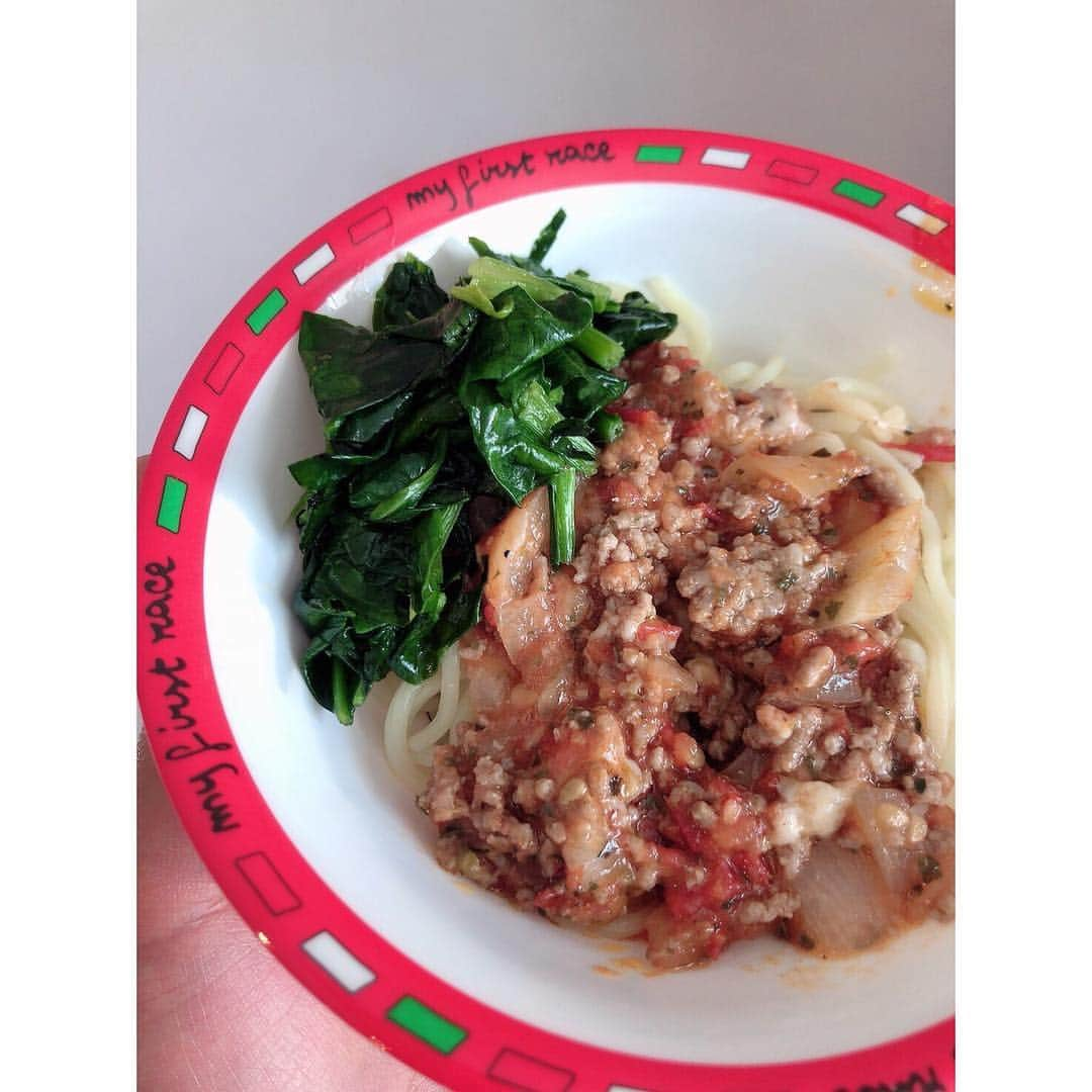 川崎希さんのインスタグラム写真 - (川崎希Instagram)「アレクが作ってくれたおちびーぬ用のごはん🍝💓💓💓 プロ並みでびっくり😳😳😳 #幼児食」3月17日 13時07分 - kawasakinozomi