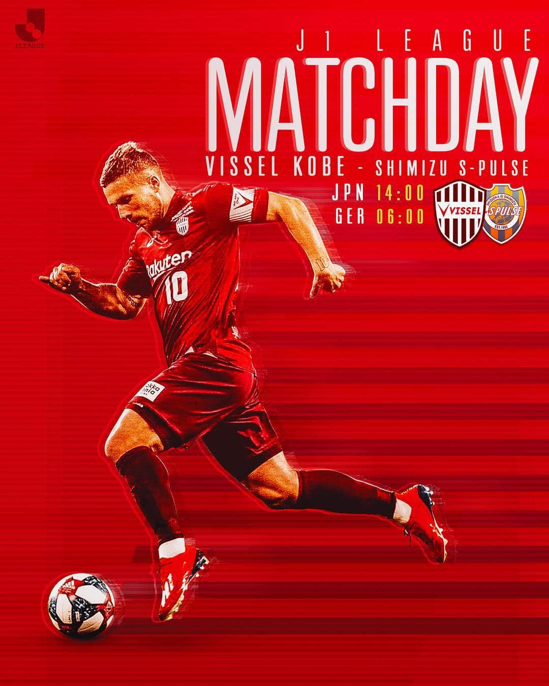 ルーカス・ポドルスキさんのインスタグラム写真 - (ルーカス・ポドルスキInstagram)「HOME GAME 🐮🇯🇵💪🏻 #MatchDay #LP10 ⚽️ #VisselKobe @visselkobe_official」3月17日 13時02分 - lukaspodolski