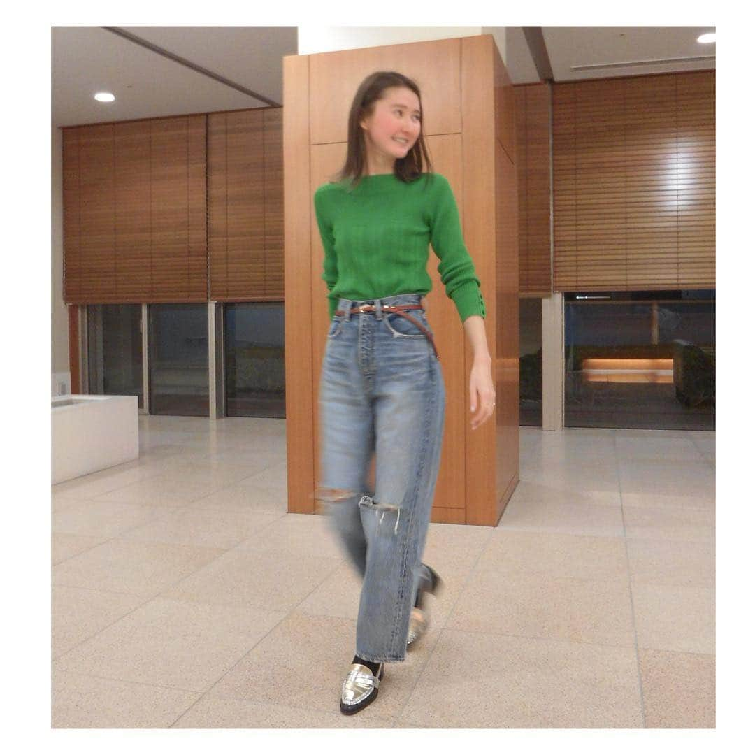 美優さんのインスタグラム写真 - (美優Instagram)「outfit... . トップス#mylanka デニム#moussy パンプス#ameri」3月17日 13時39分 - miyu11_20