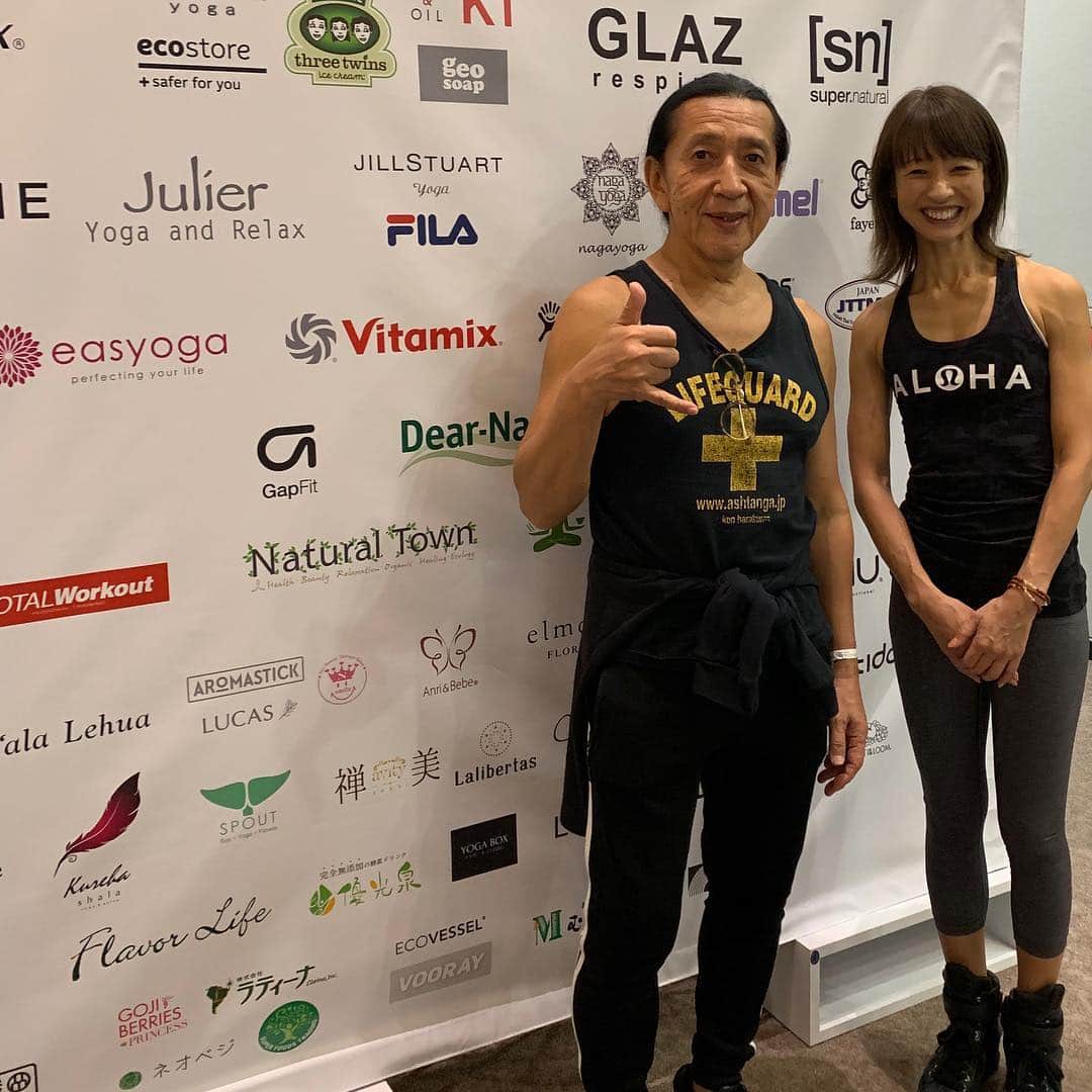 花田美恵子さんのインスタグラム写真 - (花田美恵子Instagram)「@yogajapan.jp 主催『YOGA EXHIBITION 2019』 最終日の日曜日☀️早朝よりたくさんの方にお集まり頂き有難うございました！ 初めてこの様に大きな日本のヨガイベントに参加させて頂きましたが、色々な方とお会いできとても楽しかったです。 ヨギーの方も、これから〜の方もご来場お待ちしています🧘‍♀️ YOGA JAPANオフィシャルサイト https://www.yoga-japan.jp/  #hawaii #yoga #tokyo #yogajapan #yogaexhibition #bconnect #ハワイヨガ」3月17日 15時05分 - hawaiimieko