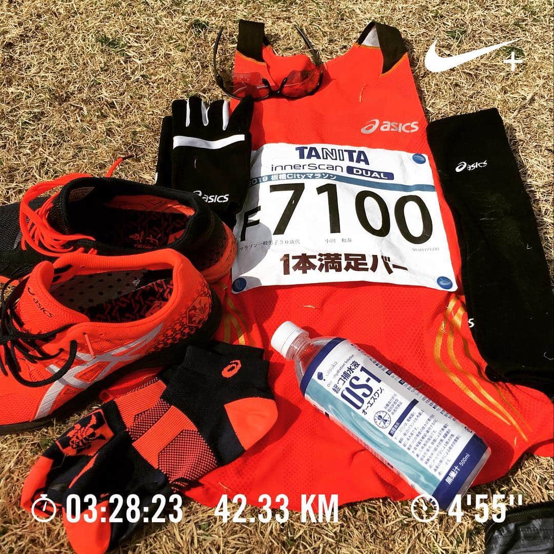 小田和奏さんのインスタグラム写真 - (小田和奏Instagram)「半年振り2回目のフルマラソン。  初マラソンからベスト一気に30分更新。  最後は痙攣との死闘を何とか踏ん張って、目標のサブ3.5獲った！」3月17日 15時26分 - kazusou