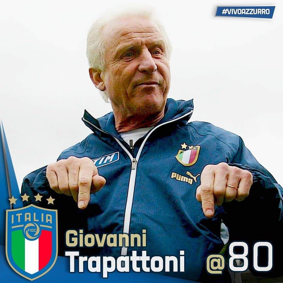 サッカーイタリア代表さんのインスタグラム写真 - (サッカーイタリア代表Instagram)「🎂 Buon compleanno alla leggenda azzurra Giovanni #Trapattoni 🔝  che compie oggi 80 anni!  Difensore e commissario tecnico della #Nazionale 🇮🇹, è entrato nella #HallOfFame ⭐️ del #Calcio ⚽️ Italiano per la sua incredibile carriera da #allenatore!」3月17日 17時00分 - azzurri