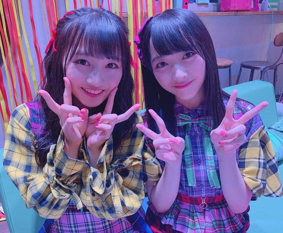 STU48さんのインスタグラム写真 - (STU48Instagram)「* NMB48の山本彩加さんと🎀 * #NMB48 #山本彩加 さん #STU48 #石田千穂 #AKB48 #最強ツインテール」3月17日 17時47分 - stu48.official