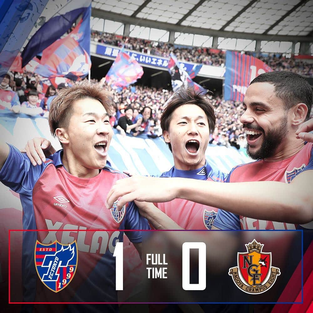 FC東京オフィシャルグッズさんのインスタグラム写真 - (FC東京オフィシャルグッズInstagram)「✊ ⏰試合終了🔵🔴 #FC東京 1-0 #名古屋グランパス . リーグ戦3連勝🙌🙌🙌 そして、無敗対決を制し、暫定で首位浮上です❗️❗️❗️✨✨✨ @fctokyoofficial  #FC東京 #fctokyo #tokyo」3月17日 18時04分 - fctokyoofficial