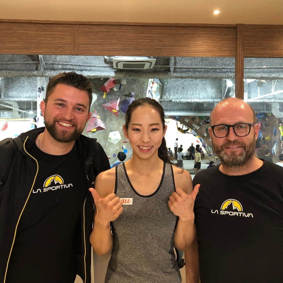 野口啓代さんのインスタグラム写真 - (野口啓代Instagram)「Practice for probrems from National CAMP's. I can always try simulation training of competition here in @bpump_ogikubo !!!* * * 合宿のおさらいday! イタリアから来日している LA SPORTIVAの方々にも会えて話せてよかった🤗👟✨」3月17日 18時14分 - noguchi_akiyo