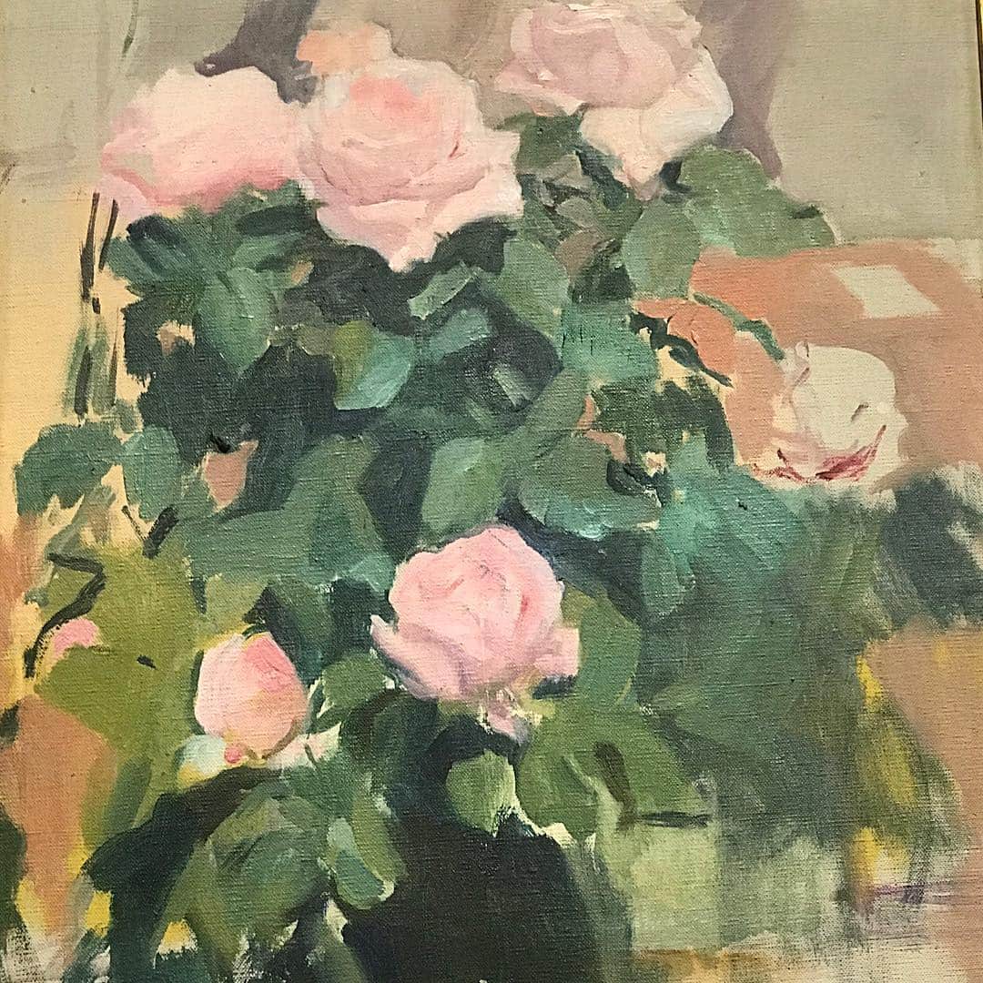 のインスタグラム：「The beautiful work of Spanish painter Sorolla- painted in his Madrid townhouse- now the Sorolla Museum. #sorollamuseum #madrid」