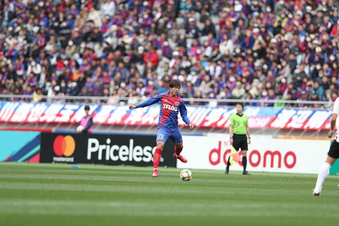 小川諒也のインスタグラム：「3連勝🥺🥺🥺 応援ありがとうございました！！！ #fctokyo  #小川諒也」