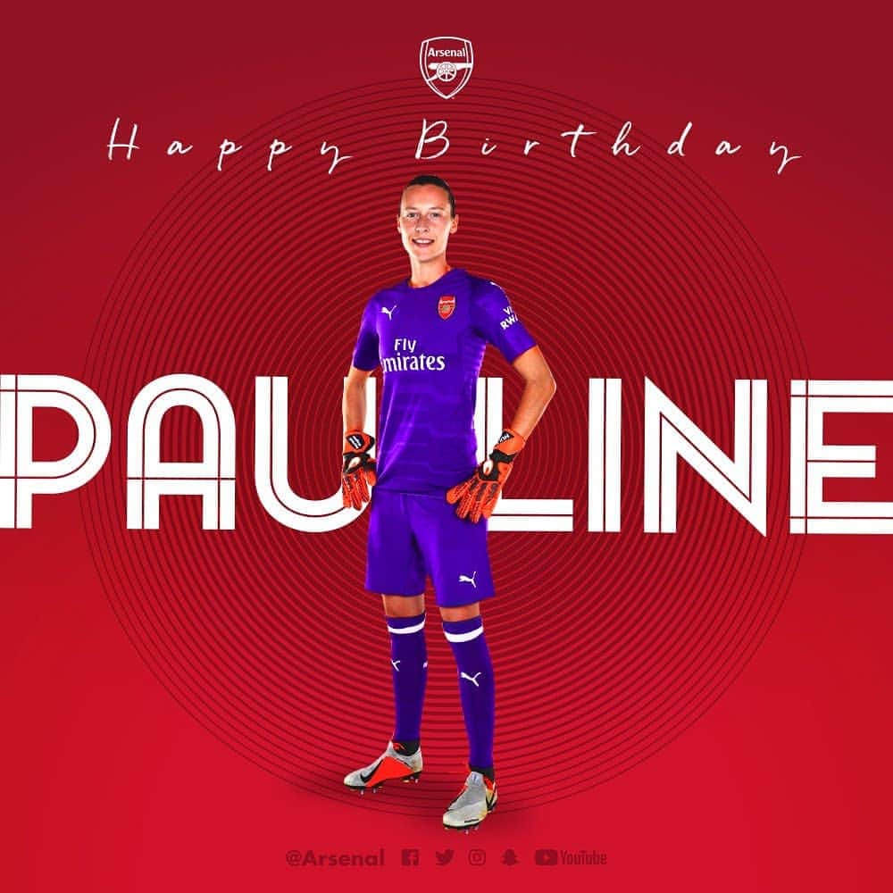 Arsenal Ladiesさんのインスタグラム写真 - (Arsenal LadiesInstagram)「Join us in wishing a Happy Birthday to Pauline Peyraud-Magnin!  Have a great day 🎈 #WeAreTheArsenal #ArsenalWFC」3月17日 19時00分 - arsenalwfc