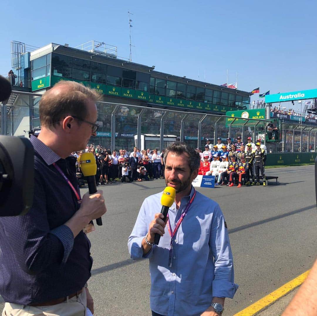 ティモ・グロックさんのインスタグラム写真 - (ティモ・グロックInstagram)「Great day with @rtl.tv @rtl_formel1 enjoyed that a lot. Thanks to the whole team!  How did you like our new grid procedure? Means more infos from the grid ( Florian König and me ) more interviews from @kai_ebel ... hope you liked it.... give us some comments  #f1 #melbourne #rtl #racing #tv」3月17日 19時35分 - realglocktimo
