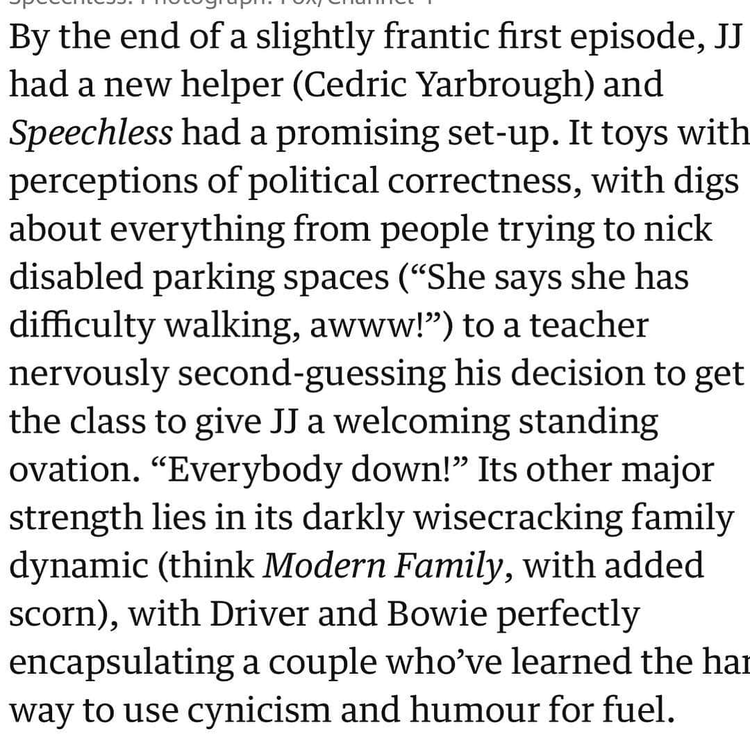 ジョン・ロス・ボウイさんのインスタグラム写真 - (ジョン・ロス・ボウイInstagram)「Aw, cheers, @guardian! #speechless」3月18日 5時03分 - johnrossbowie