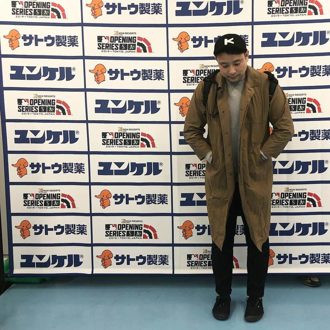 tomonashiさんのインスタグラム写真 - (tomonashiInstagram)「☺︎ イチロー選手を観に東京ドームへ . #東京ドーム #tokyodome . #yaeca #ヤエカ #loopwheeler #ループウィラー」3月17日 21時27分 - tomonashi