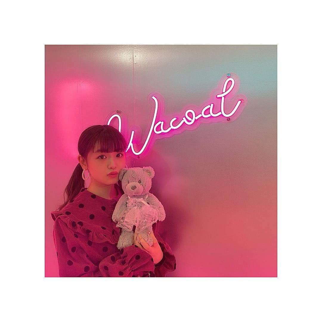 中村真凜さんのインスタグラム写真 - (中村真凜Instagram)「◯ 水玉💗🖤💗🖤 @selectshop_parfait のところだよ！」3月17日 21時38分 - marimero1121