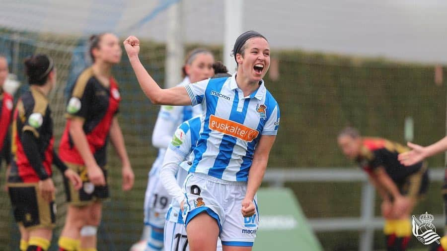 レアル・ソシエダさんのインスタグラム写真 - (レアル・ソシエダInstagram)「#RealSociedad 2-0 @rayofemenino AURRERA NESKAK!!! 🔵⚪️🔵」3月17日 21時50分 - realsociedad