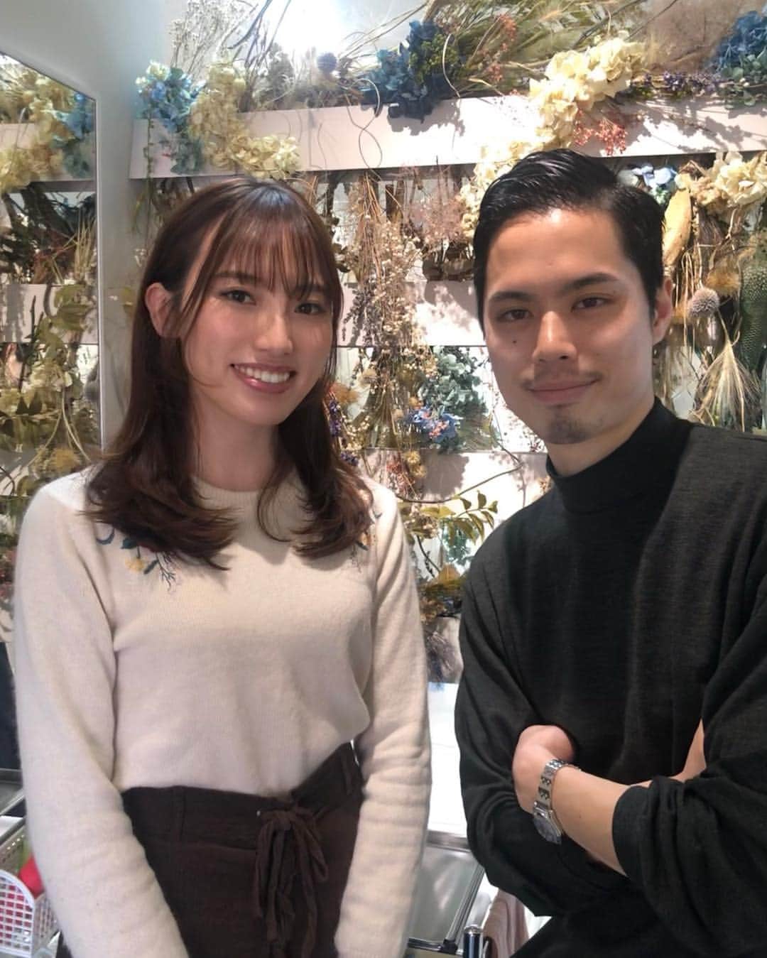 のインスタグラム：「#sui でカットしてもらいました💇‍♀️」