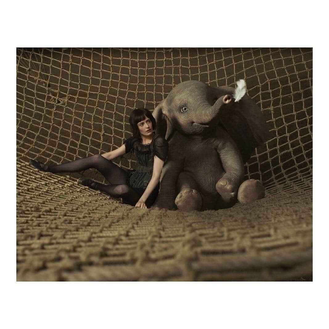 エヴァ・グリーンさんのインスタグラム写真 - (エヴァ・グリーンInstagram)「Start your week with the best aerial duo: Colette Marchant and Dumbo!  #Dumbo and Colette flies into theatres on March 29. Book your tickets at the link in bio.」3月17日 22時30分 - evagreenweb