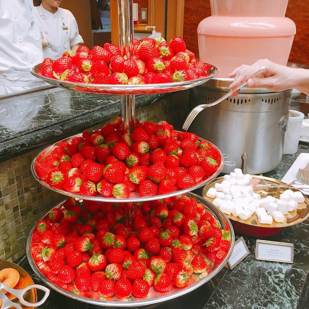 内田絢子さんのインスタグラム写真 - (内田絢子Instagram)「🍓ストロベリーブッフェ🍓 デザートもフードもドリンクもいちご尽くし♡  #いちご #いちごブッフェ #ストロベリーブッフェ」3月17日 23時28分 - uccijun